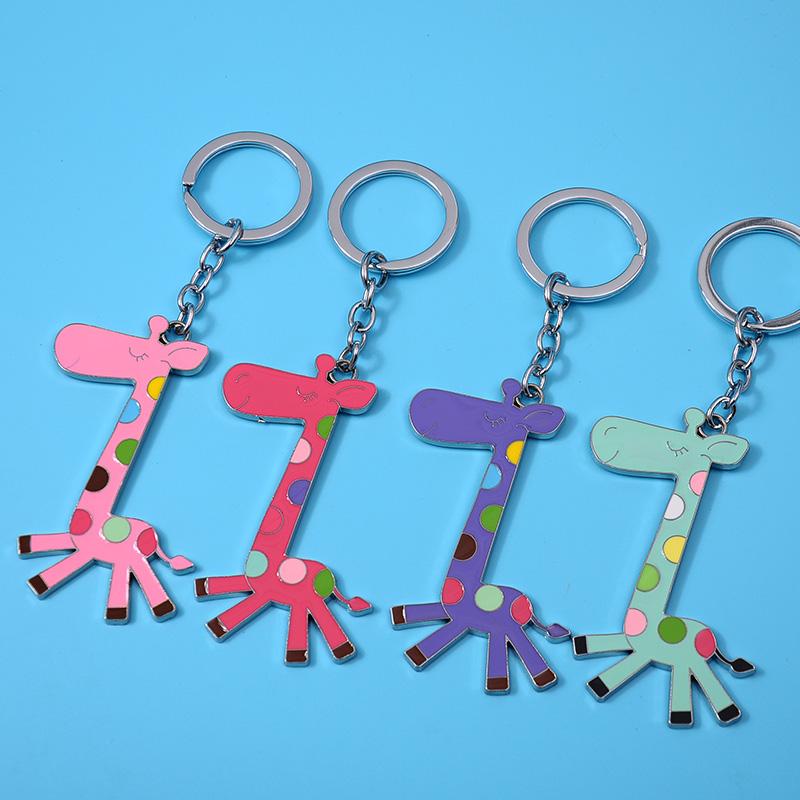 

Car Giraffe Keychain Creative Key Ring Cute Key Chain