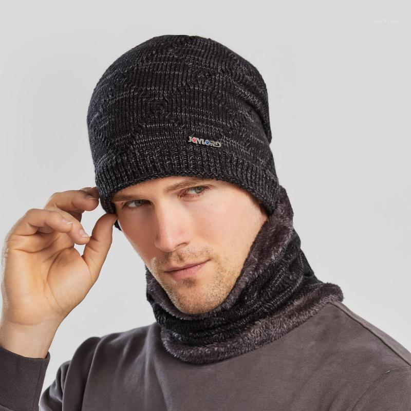 

Cycling Caps Gorras Casual Winter Windproof Thick Knitted Hat Outdoor Warm Cycling Windproof Ear Mask Wool Unisex Hats1, Black