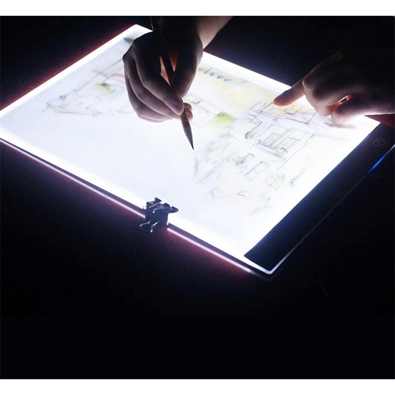 

LED Diamond Painting Light Pad Lightpad Board Diamond Painting Accessories Tool Kits A3 A4 Drawing Graphic Tablet Box 201212