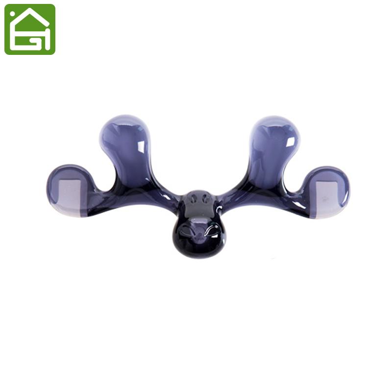 

Cute Resin Deer Decoration Stick Hook Living Room Bedroom Clothes Bag Key Hooks