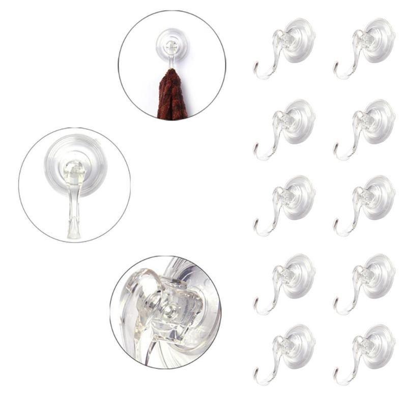 

Transparent Strong Suction Wall Hooks For Home Kitchen And Bathroom Cup Sucker Hanger Key Holder Storage Hanger Towel Hook #T1P