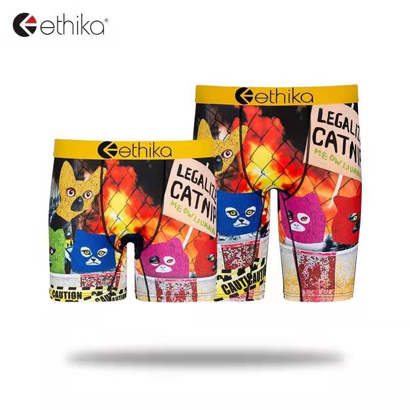 

2021 New sexy men' Ethika men' boxers men' boxers Cueca ROPA interior Hombre retro gay boxer Designer 4505858