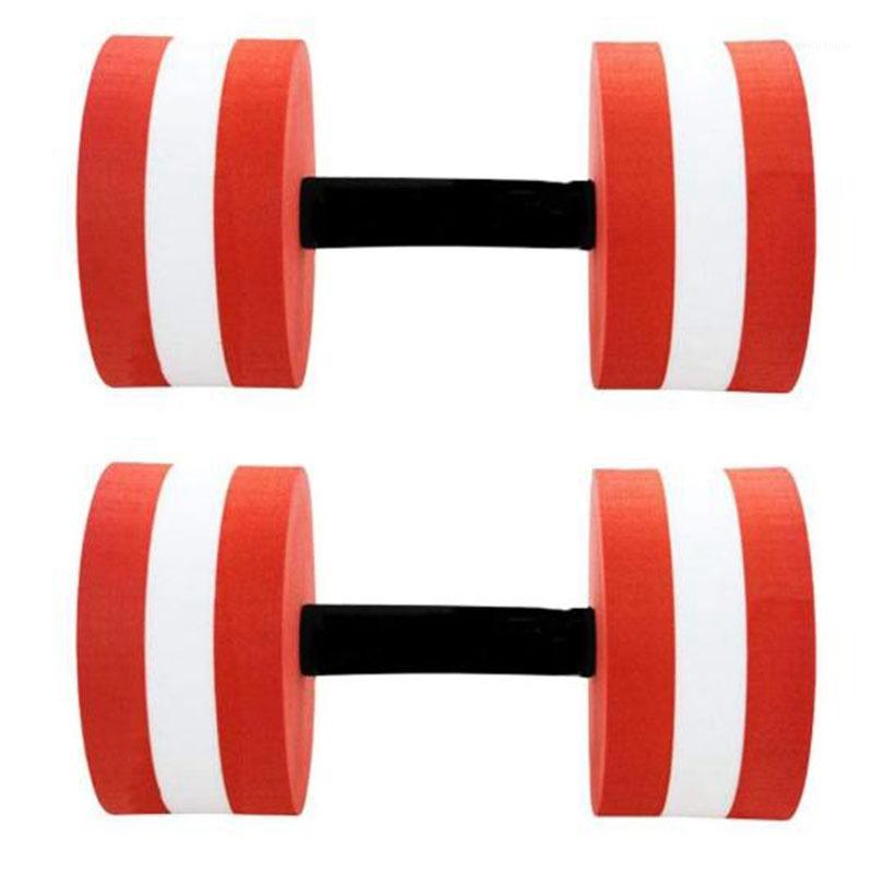 

2 Pcs Floating Water Dumbbell EVA Floating Dumbbell Durable Fashion Barbell Suitable for Ladies and Men Aerobics Workout1, Red