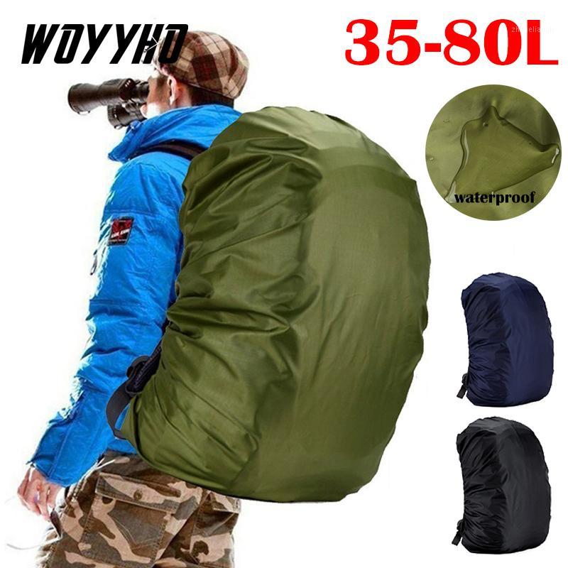 

35L 45L 50L 80L Waterproof Backpck Rain Cover Duskproof Outdoor Sports Bag Cover Rainprproof Cyling Hiking Rucksack1, Dark blue 35l