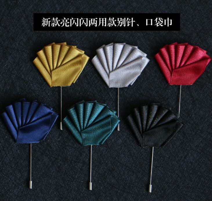 

High-end dual-use straight insert men's pocket towel dress accessories suit wedding matching bow tie square scarf
