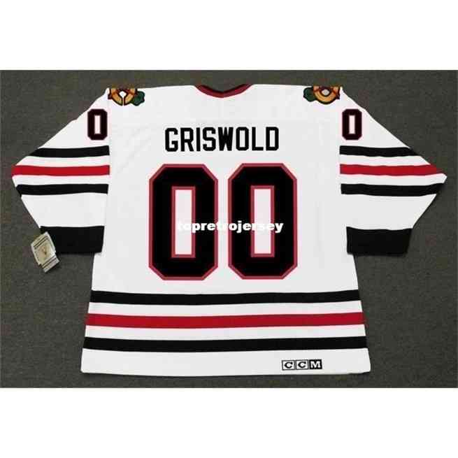 

Wholesale Mens Clark Griswold Christmas Vacation Ccm Vintage Retro Hockey Jersey, White