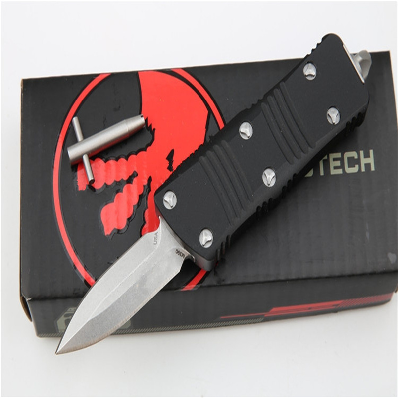 

Newer Four models of new mini gnathodon Hunting Folding Pocket Knife Survival Knife Xmas gift d2 copies duble action A07 A16 A161