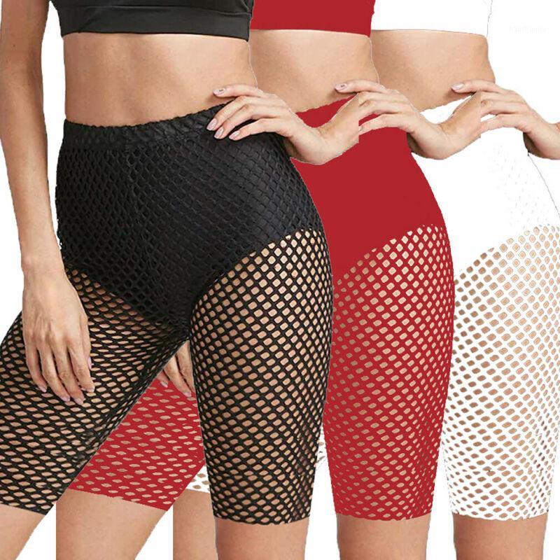 

Women See Through Fishnet Shorts Legging Mesh Sheer Pant Cycling Bikini Cover Up1
