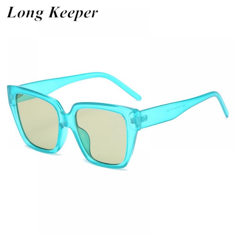 

Sunglasses LongKeeper Luxury Square Women Men 2021 Brand Designer Cat Eye Sun Glasses Female Vintage Pink Gradient Shades UV400