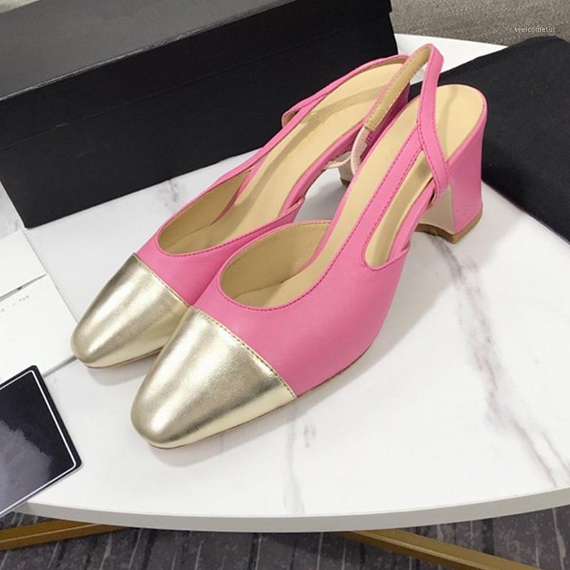 

Ladies leather sandals fashion high heels ladies buckle sexy classic sandals shoes plaid1