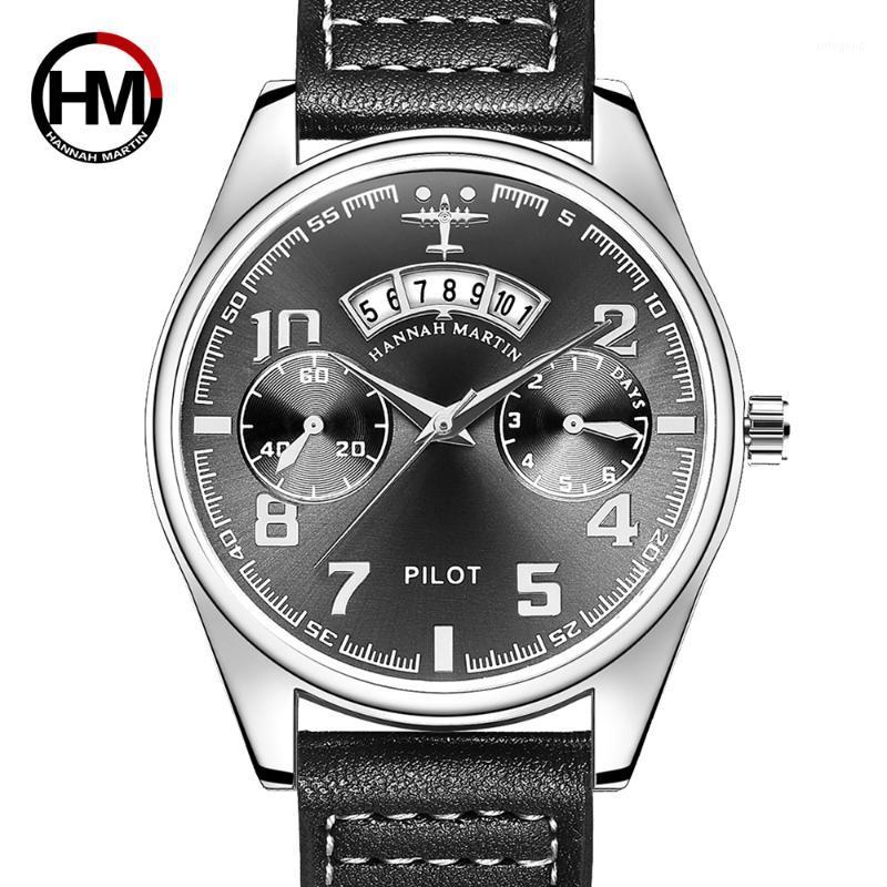 

Wristwatches Famous Men's Watch Date Day Genuine Leather Strap Sport Watches Male Casual Quartz Men Army Wristwatch Clock1, Ky19-hh