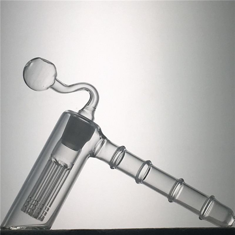 

Glass Hammer Bongs 6 Arm 18.8mm Joint Percolator Portable Smoking pipes bubbler Glass Bongs Water Pipes bongs oil banger Bowl