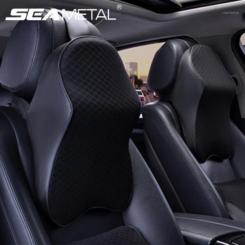 

Accessories Car Seat Neck Pillow 3D Memory Foam Headrest Pillow Auto Head Rest Cushion Protector Head Neck Support Universal Set1