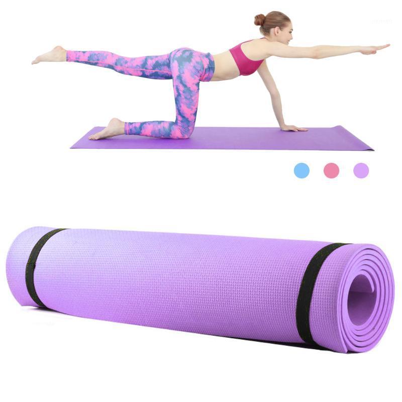 

EVA Yoga Mat 6MM Thick Fitness Pad For Yoga Exercise Pilates Meditation Gym Extra Non-slip Thicken Exercise Durable Workout Mat1, Blue