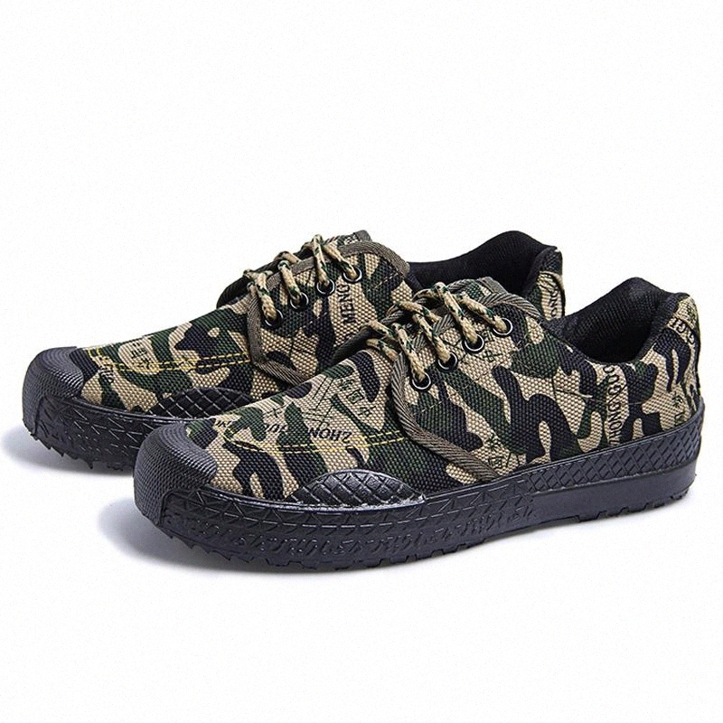

2020 WOMen's Casual Labor Insurance Shoes Camouflage Military Training Wear Site Liberation Shoes Men's Farm Work Shoes #Ax7Q