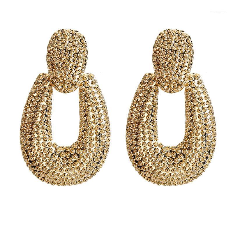 

Fashion exaggerated earrings U-shaped geometric retro ethnic style alloy bump earrings1
