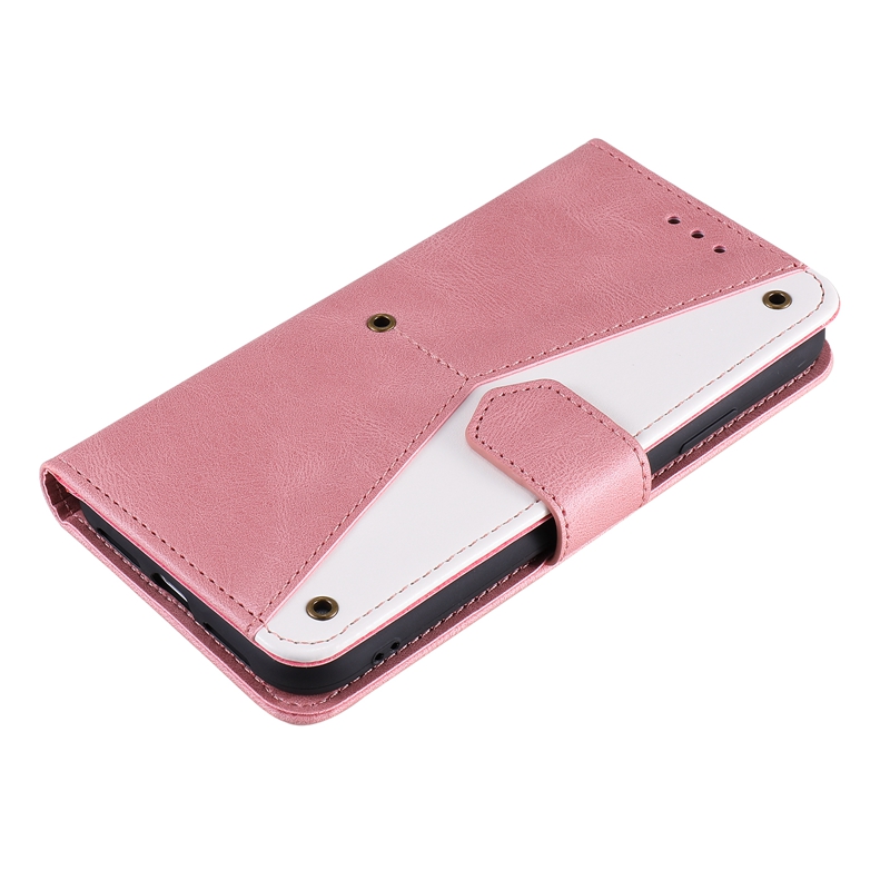 

Skin Feel Contrast Color Hybrid Leather Wallet Cases For Iphone 14 13 12 phone14 Mini Pro 11 XR XS MAX X 8 7 6 ID Slot Holder Hit Color Flip Cover Strap Business Pouch, Pls let us know the color u want