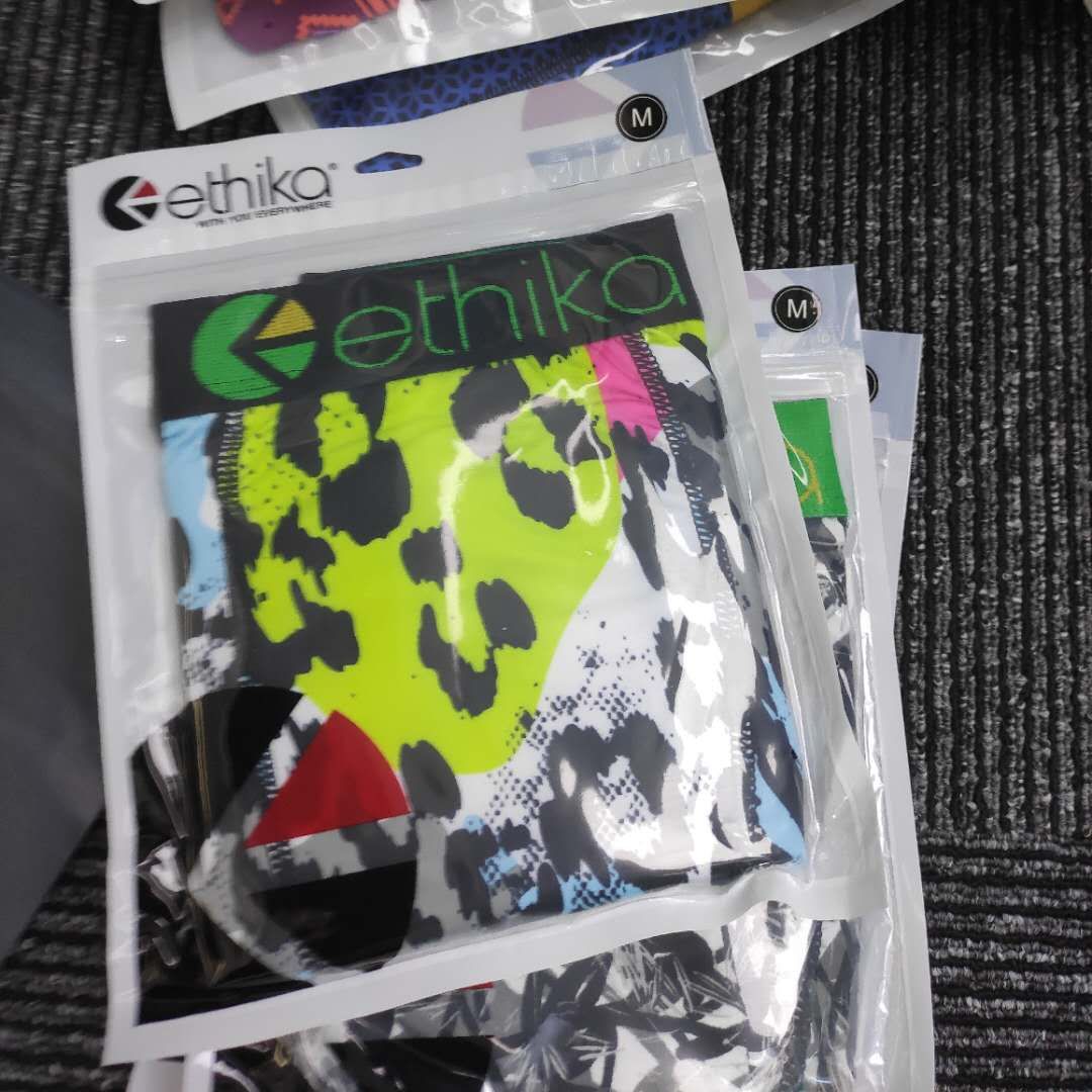 

Promotion mode! Random excessive consumption rock skateboard Street underwear fashion sports Ethika men's flat angle hip hop underwear quick, Random mixing