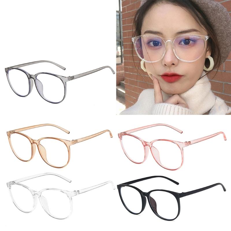 

Anti Blue Light Glasses Blocking Filter Round Computer Glasses Men Women Super Light Frame Eyeglasses Pink Clear Spectacles