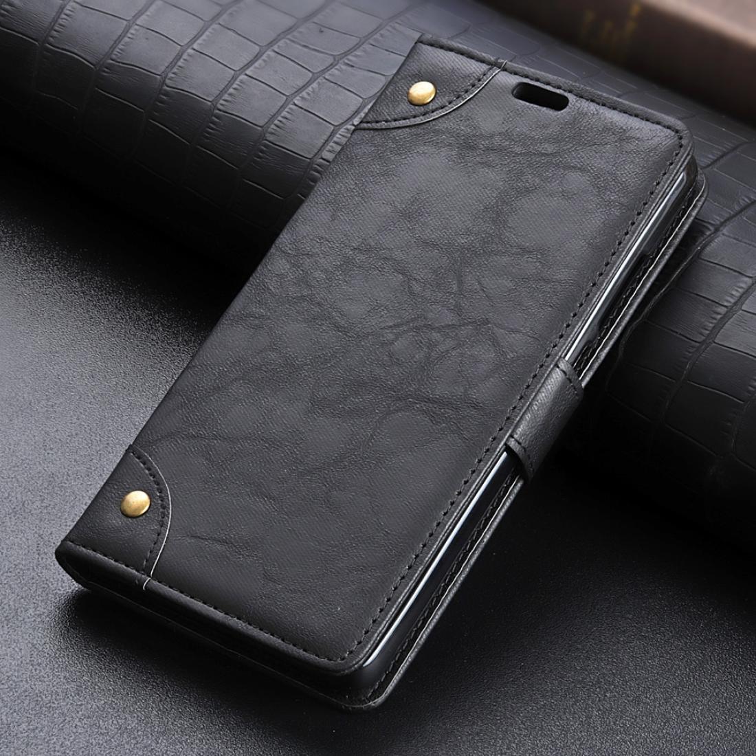 

Copper Buckle Retro Crazy Horse Texture Horizontal Flip Leather Case for Huawei P30 Lite with Holder Card Slots Wallet