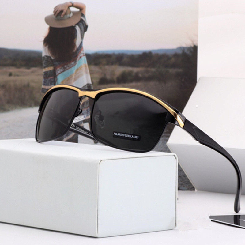 

2021 New Aluminum Magnesium Men Sunglasses Polarized Sports Driving Night Vision Goggles Sunglass Fishing Uv400 Women Sun Glasses Skf2