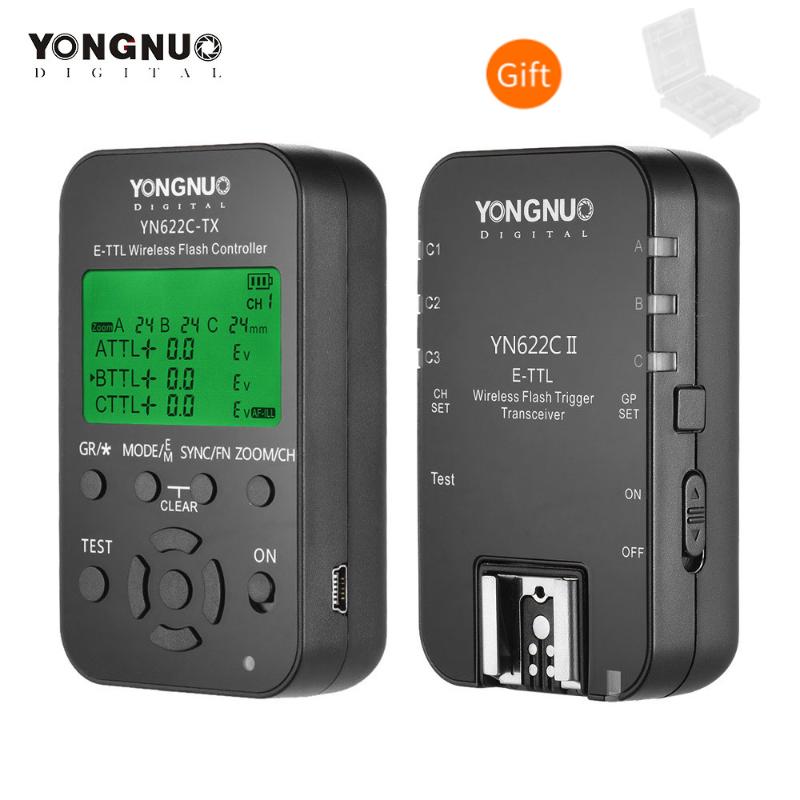 

YONGNUO YN622C-KIT Wireless E-TTL HSS Flash Trigger YN-622C II for EOS Series DSLRs YN622C 622C Flash Trigger Transceiver