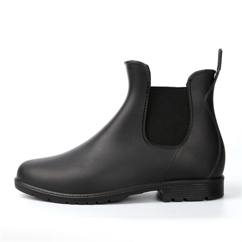 

Top Snow Boot Adult outdoors Ankle Winter Shoes Leather Kneel With Women Slip Rain Boots Grey Mens Womens Boot Girl Fashion, Black