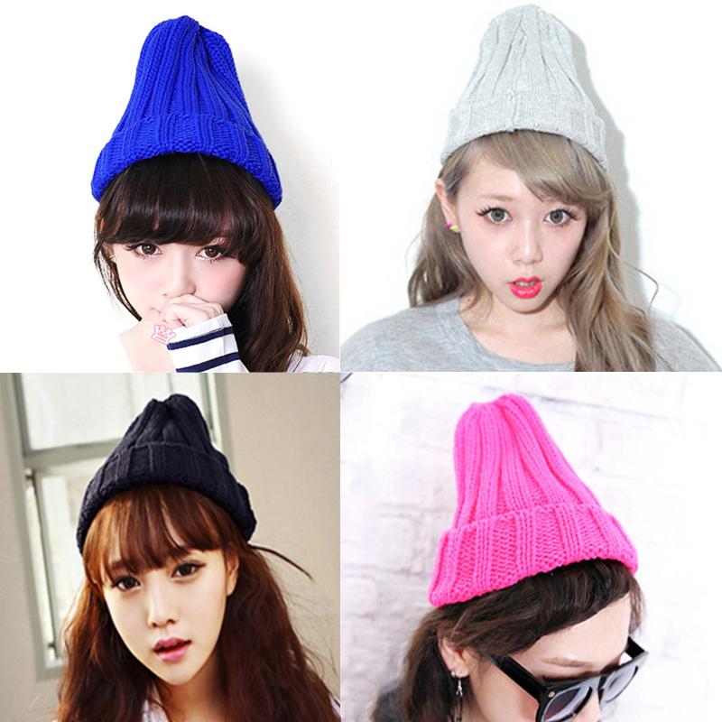 

2020 Casual Women Female Warm Knit Beanies Hat Fashion Girl Skullies Headwear Hats Spring Autumn Winter Bonnet Cap Christmas, Nmk108 red