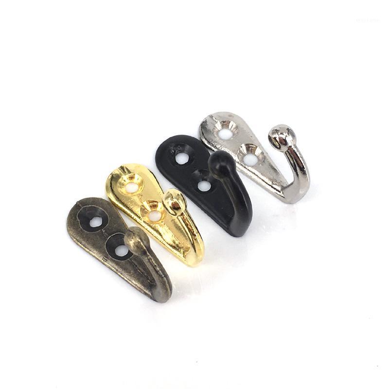 

10PCS Vintage Mini Coat Hangers Wall Mounted Entryway Hooks With Screws 22*12*30mm1