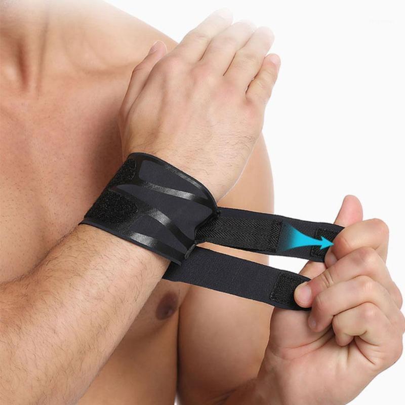 

Sports Breathable Thin Wristband Male Fitness Anti-sprain Professional Badminton Pressurized Strap Basketball Leather Tenni B7J91, Black