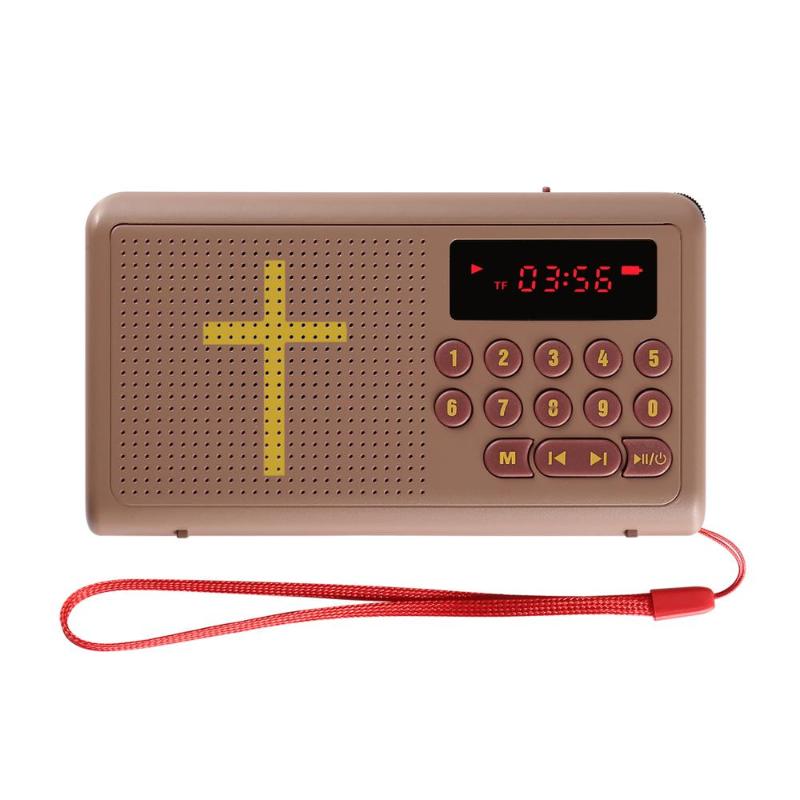 

Portable 1.2inch Bible Player LED Display Digits TF card Pluggable MP3 Player
