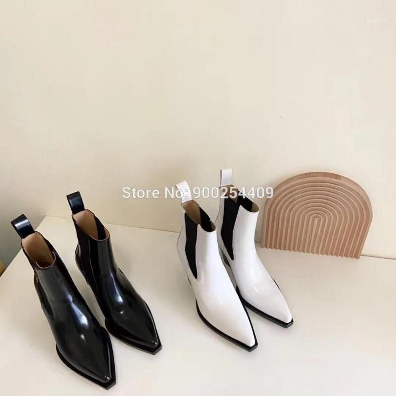 

2021 women's shoes, women new style black and white colour genuine leather ankle boots, women winter shoes RRsweetie1, Beige