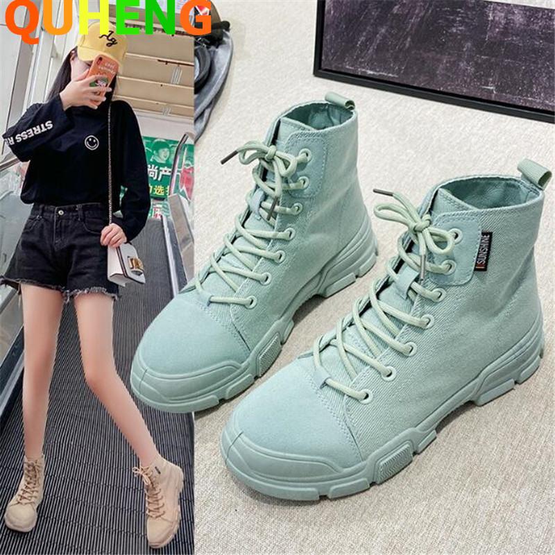 

Fashion Women's Boots Suede 2020 Autumn New Student British Short Boots Woman Trend Motorcycle Casual Female Shoes, Black