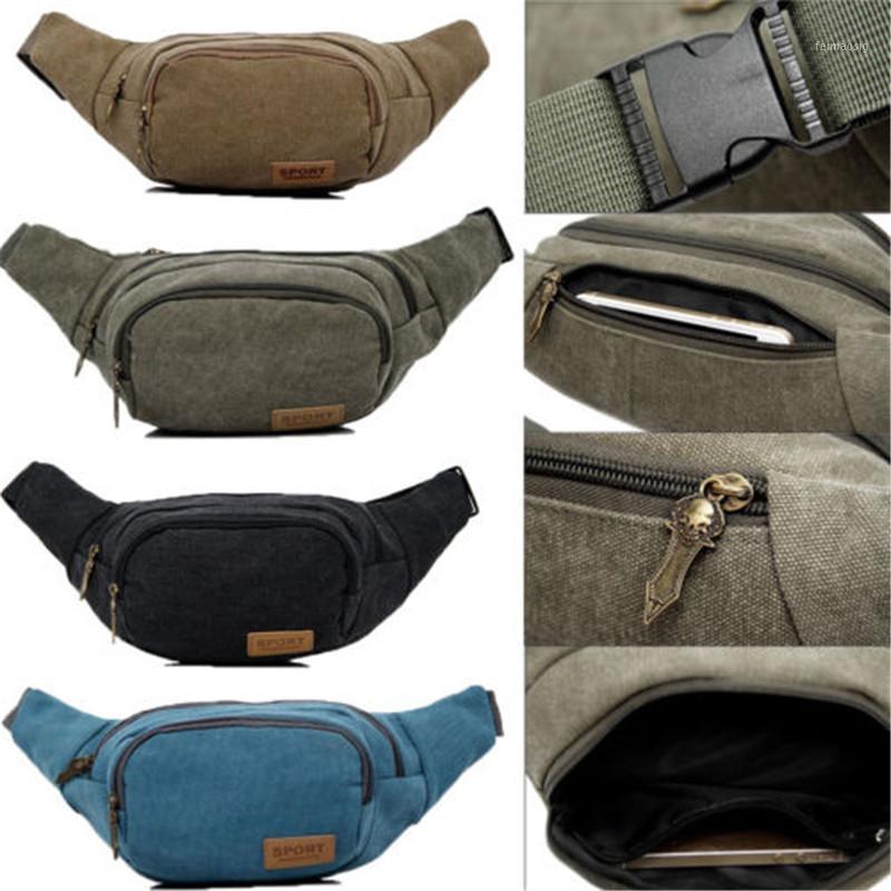 

Durable Men Fanny Waist Pack Belt Hip Bum Tactical Running Bag Pouch1, Black