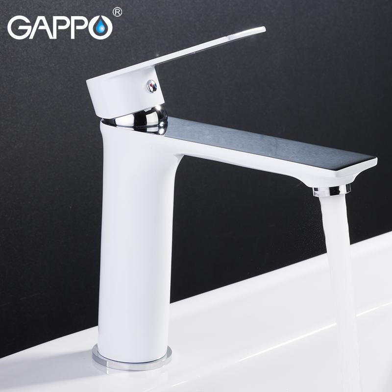 

GAPPO Basin Faucets white bathroom waterfall water taps basin sink faucet mixers taps deck mounted mixers faucet