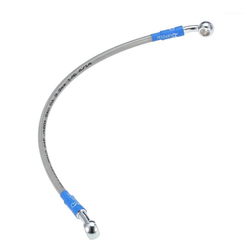 

70cm Motorcycle Brake Oil Hose Line Banjo Fitting Stainless Steel Braided1