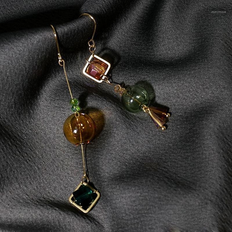 

Unique Stunning Bubble Long Dangle Earrings For Women 2020 Vintage Original Handmade Glass Ball Drop Earrings Jewelry1