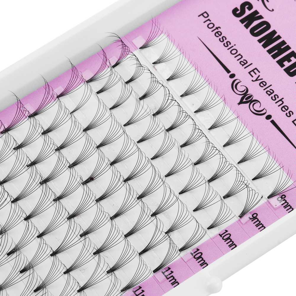 False Eyelashes 0.07 C/D Curl 3D~10D 12 Rows Mixed Length Premade Russian Volume Fans Lashes Faux Mink Eyelash Extensions-image-591336977