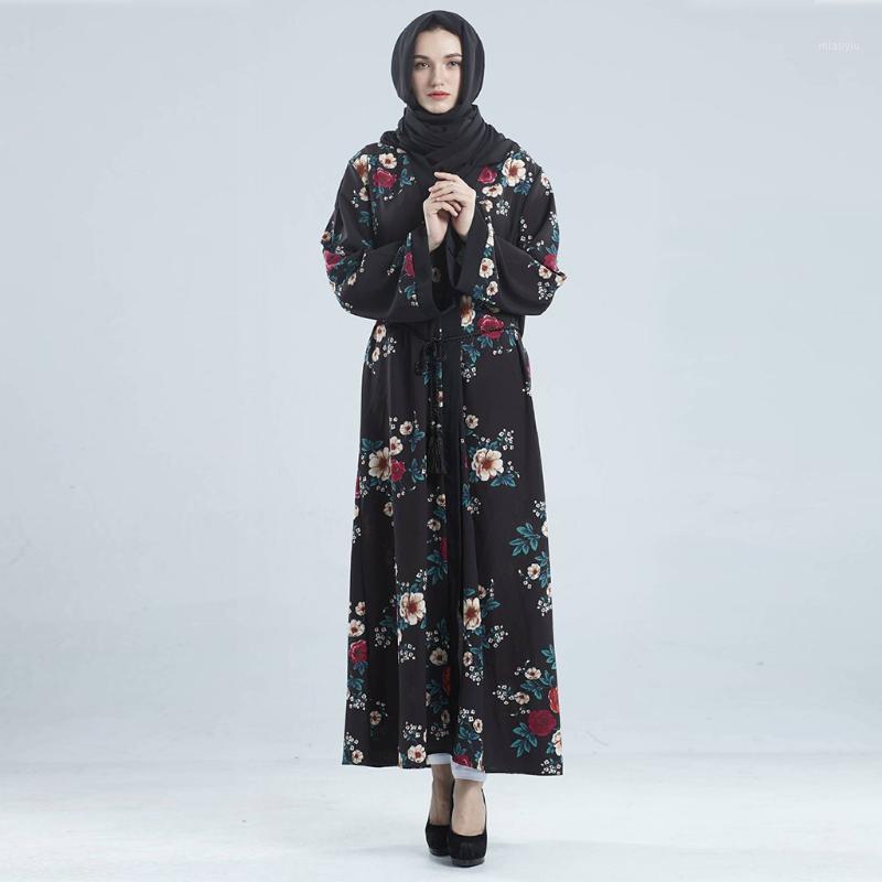 

Muslim Dress Abayas Robe Dubai Caftan Kaftan Dubai Style Open Front Kaftan Abaya Muslim Cardigan Jilbab Robe Maxi Lady Dress1
