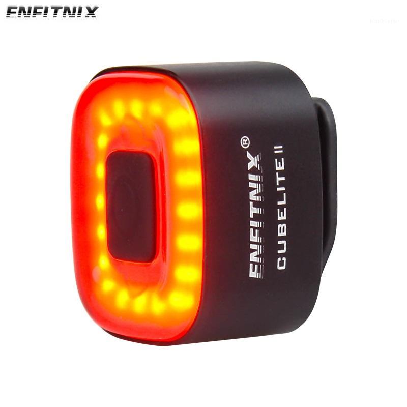 

Enfitnix CubeLiteII Bicycle taillights Intelligent sensor Brake lights usb Road bike MTB CubeLite2 Rear taillights1