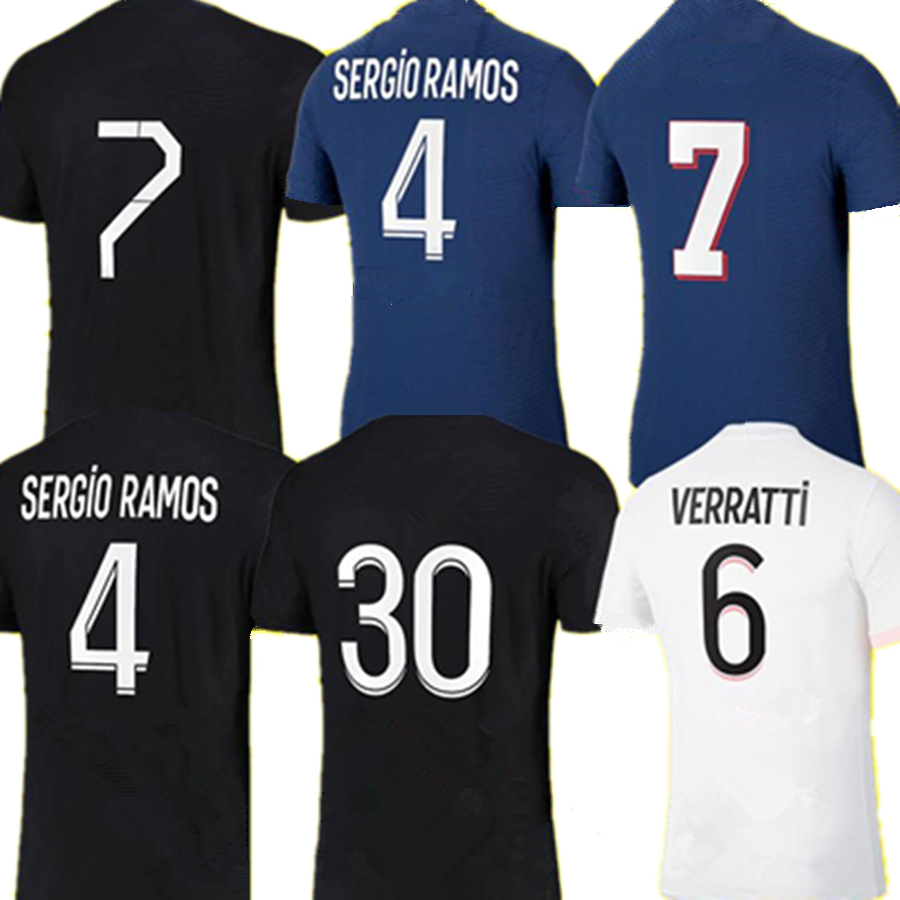 

21 22 maillots de foot SERGIO RAMOS soccer jersey ICARDI VERRATTI MARQUINHOS top thailand 2021 2022 football shirt HAKIMI WIJNALDUM Camiseta futbol men kids, Color 9