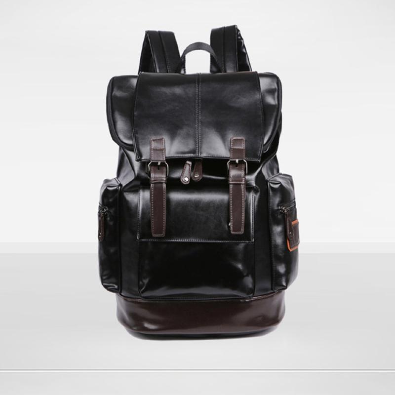 

New Waterproof PU Bckpack for Climbing Unisex Outdoor Sport Camping Hiking Backpack School Bag Pack High Quality Business Bag, Coffee-s