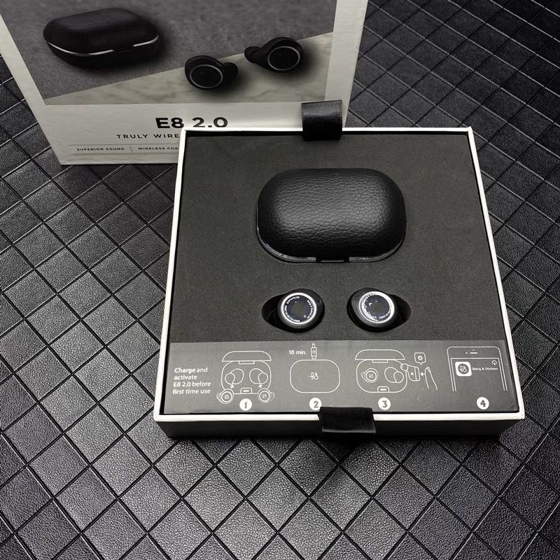 

For B&O Beoplay E8 2.0 TWS true wireless bluetooth 5.1 earbuds subwoofer sports gaming headset for Xiaomi Apple, Sky blue