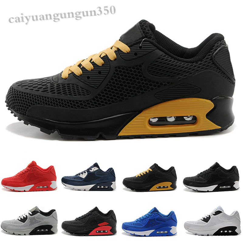 

2018 New Shoes Cushion 9 KPU Men Women High Quality Sneakers Cheap All Black Chaussure Homme Sports Shoes Size 40-45 WX06, Size standard