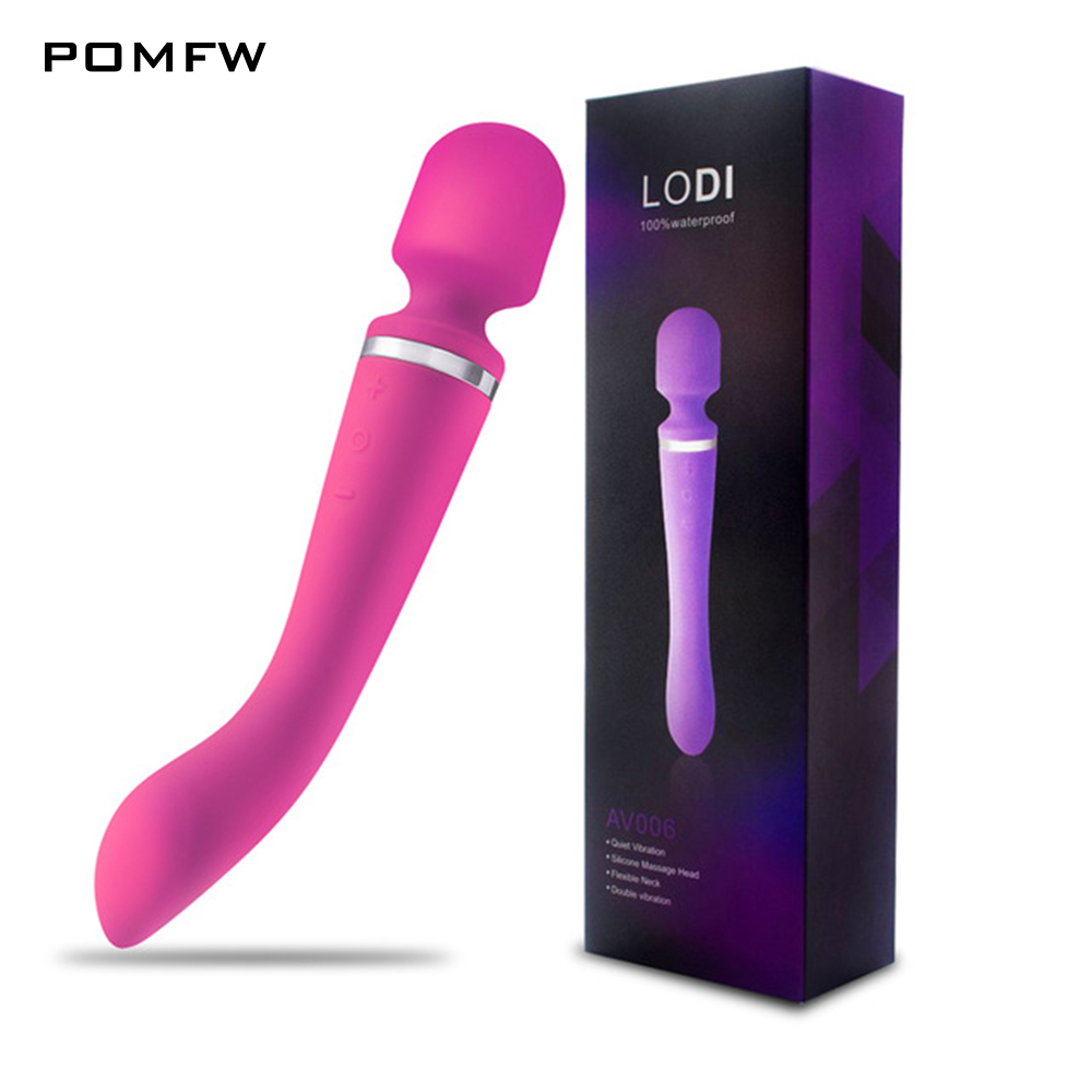 20 Speeds Powerful Dildos AV Vibrator Magic Wand Sex Toys for Women Adult Clit Clitoris Stimulator Intimate Goods for Adultshello-image-754628490