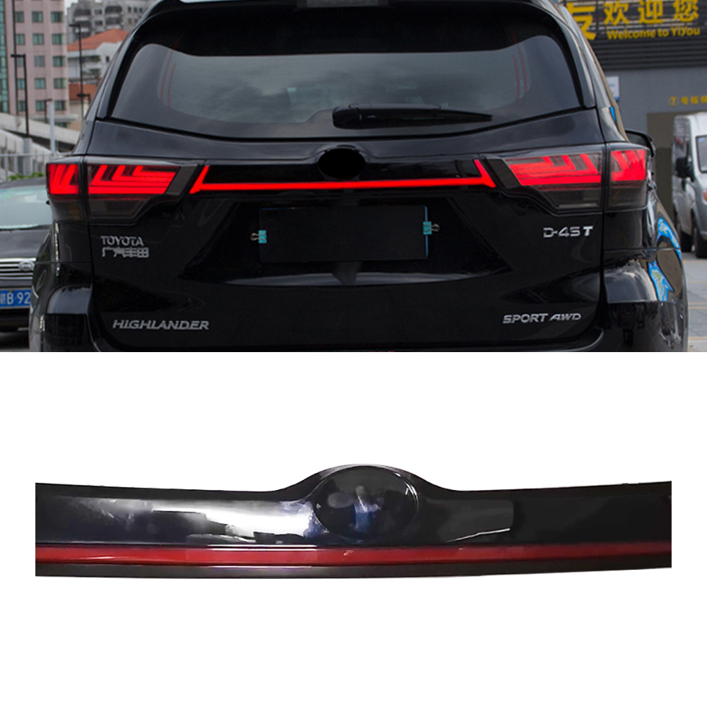 

1Pcs Rear Bumper trunk Tail Light For Toyota Highlander Kluger XU50 2015 - 2019 LED Taillight Reflector Brake Lamp Warning Signal