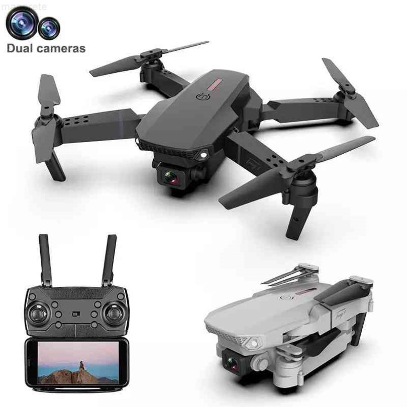 

UAV E88 Pro 4K, dual HD cameras, visual positioning, 1080p, WiFi, FPV, professional, height maintenance, RC, quadcopter, 2021, No camera