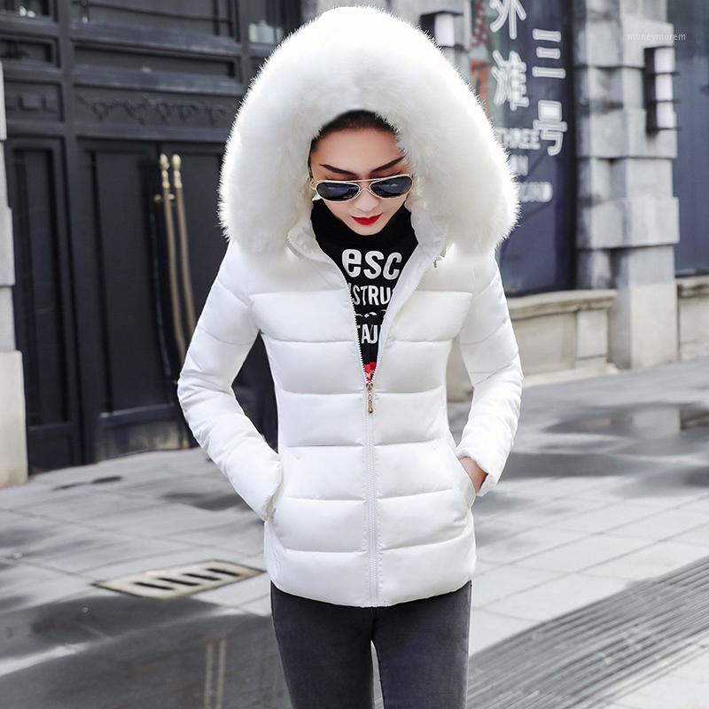 

Fashion women 2019 New Arrival Slim Parkas New Plus size For Women' Cotton Down Parka With Hooded Coat Warm Winter Jacket Women1, Black 1