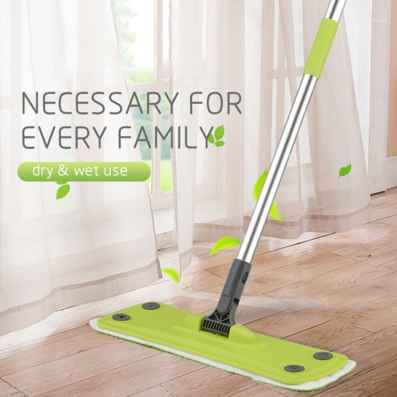 

New Household Dust Sweeping Tile Wood Floor Mops Wet Dry Flat Mops Hardwood Floor Mop Flat Mop Pads Home Cleaning Tools Hot/1