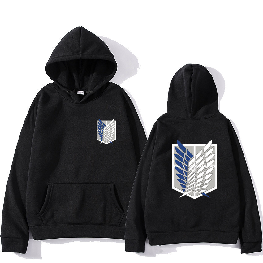 

2021 New Winter Fashion Attack Titan Hoodie Long Sleeves Clothes on Hoodies Men Women Pullovers Streetwear YQ81
